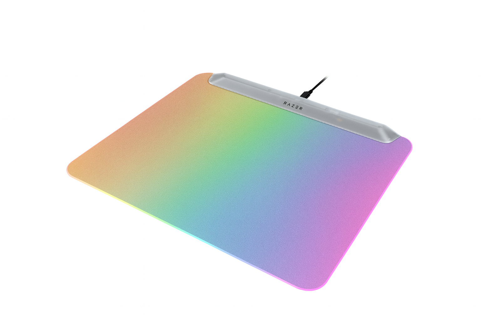 Razer RGB Gaming Mouse Mat | Firefly V2 Pro | Phantom White Edition