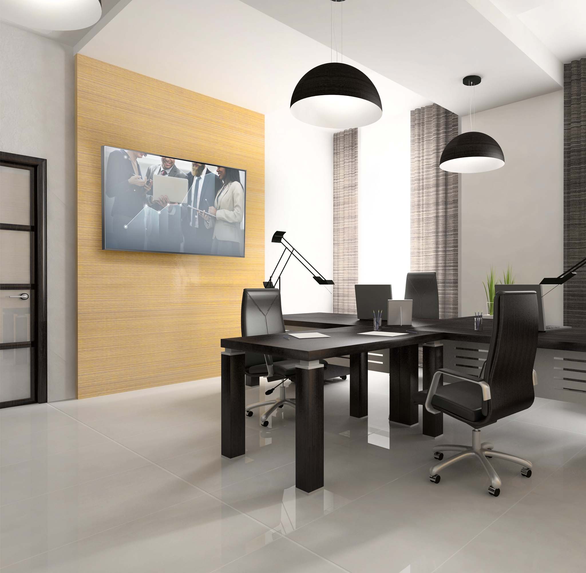 EDBAK | Wall mount | PWB2C-B | 42-75 " | Maximum weight (capacity) 80 kg | Black - Image 6