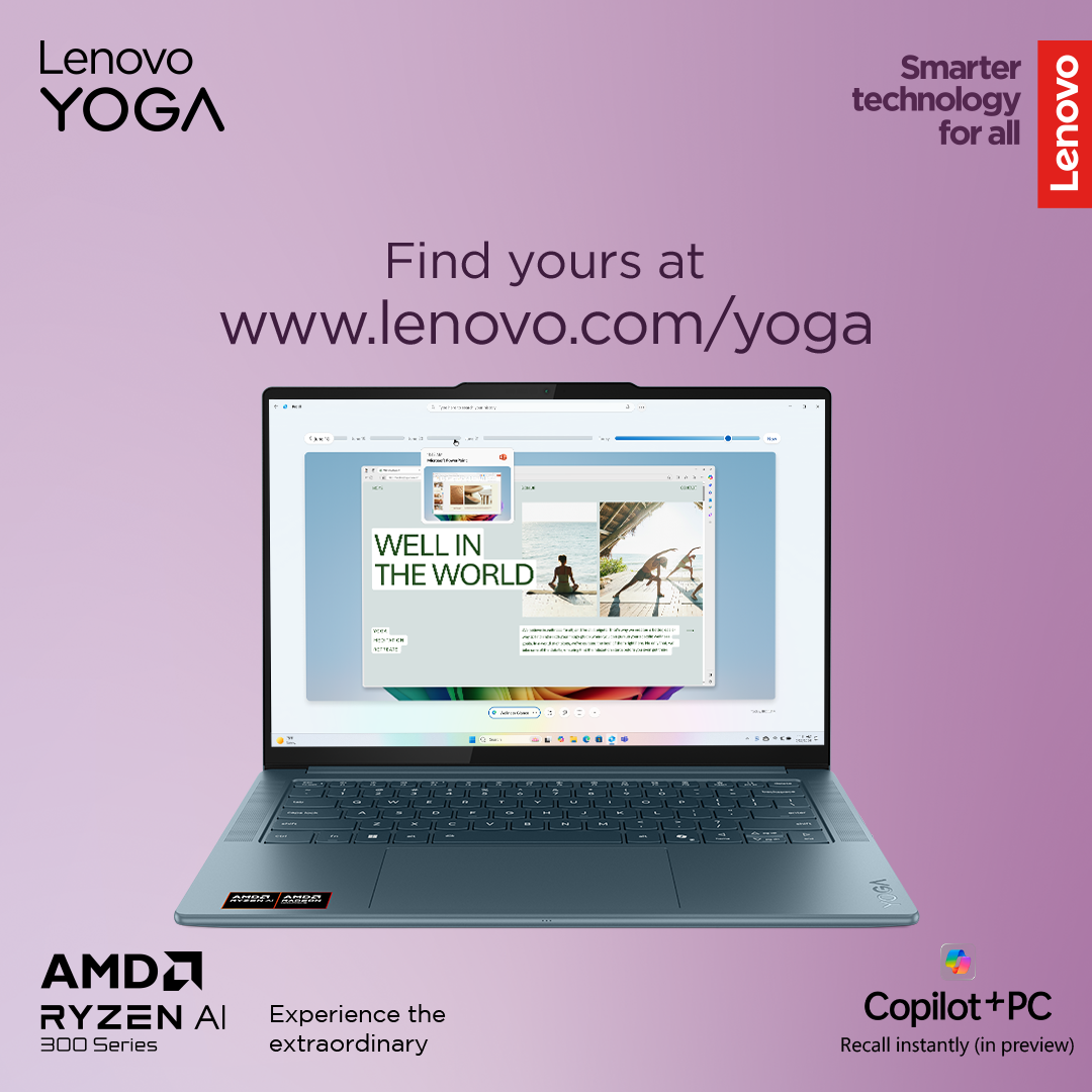 Lenovo Yoga Pro 7 14AKP10 | Tidal Teal | 14.5 " | OLED | 3K | 2944 x 1840 pixels | Glossy | AMD Ryzen AI 7 | 350 | 32 GB | Soldered LPDDR5x | Solid-state drive capacity 1000 GB | AMD Radeon 860M Graphics | Windows 11 Home | 802.11be | Bluetooth version 5.4 | Keyboard language English | Keyboard backlit | Warranty 24 month(s) | Battery warranty 12 month(s) - Image 49