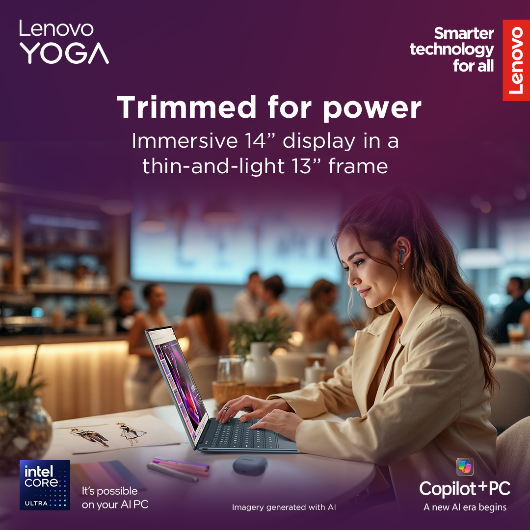 Lenovo Yoga Slim 9 14ILL10 | Tidal Teal | 14 " | OLED | Touchscreen | 4K WQUXGA | 3840 x 2400 pixels | Glossy | Intel Core Ultra 7 | 258V | 32 GB | Soldered LPDDR5x | Solid-state drive capacity 1000 GB | Intel Arc Graphics 140V | Windows 11 Pro | 802.11be | Bluetooth version 5.4 | Keyboard language English | Keyboard backlit | Warranty 24 month(s) | Battery warranty 12 month(s) - Image 30