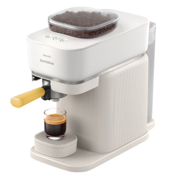 Philips Coffee maker | BAR300/03 Baristina | Pump pressure 16 bar | Semi-automatic | 122.8 W | White