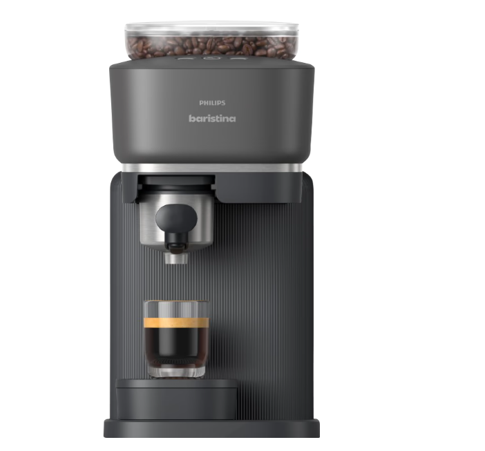 Philips Coffee maker | BAR300/60 Baristina | Pump pressure 16 bar | Semi-automatic | 122.8 W | Black - Image 4