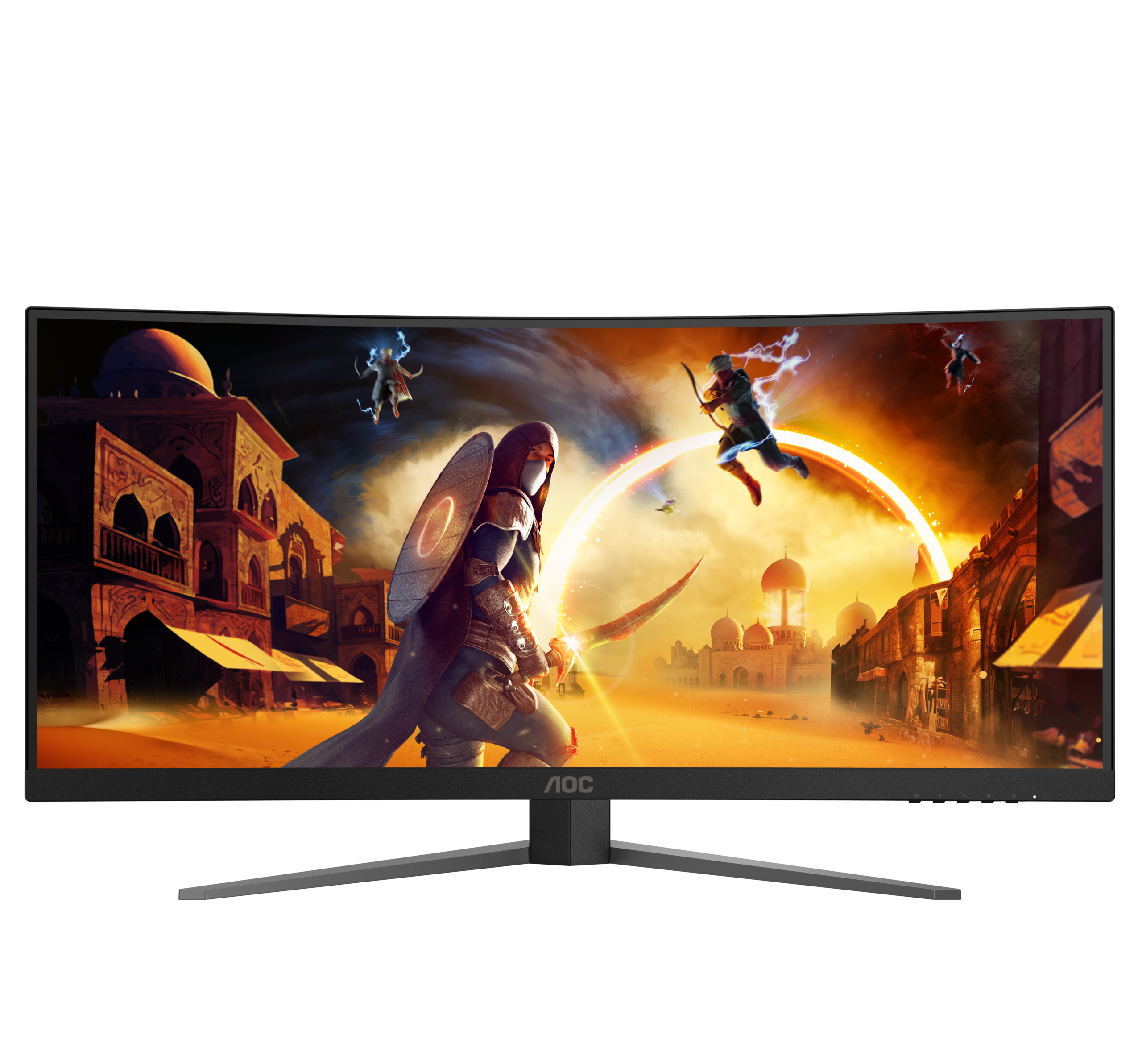 AOC | CU34G4 | 34 " | Fast VA | UWQHD | 21:9 | 180 Hz | 1 ms | 3440 x 1440 pixels | 300 cd/m² | HDMI ports quantity 2 | Black - Image 20