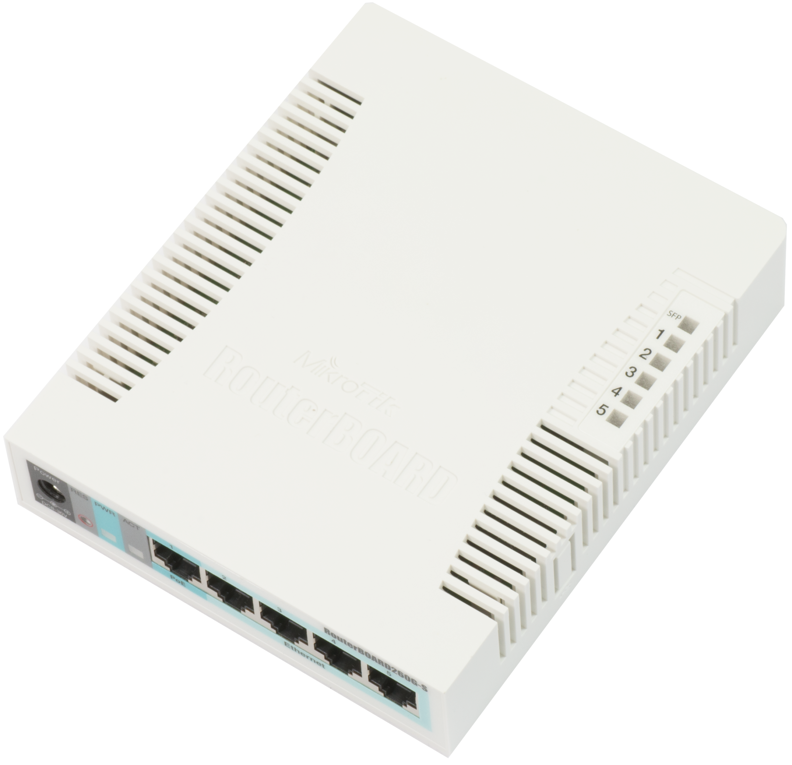 MikroTik | Switch | RB260GS | Web managed | Desktop | SFP ports quantity SFP ports quantity 1 | Power over Ethernet (PoE) ports quantity 1 | 12 month(s)