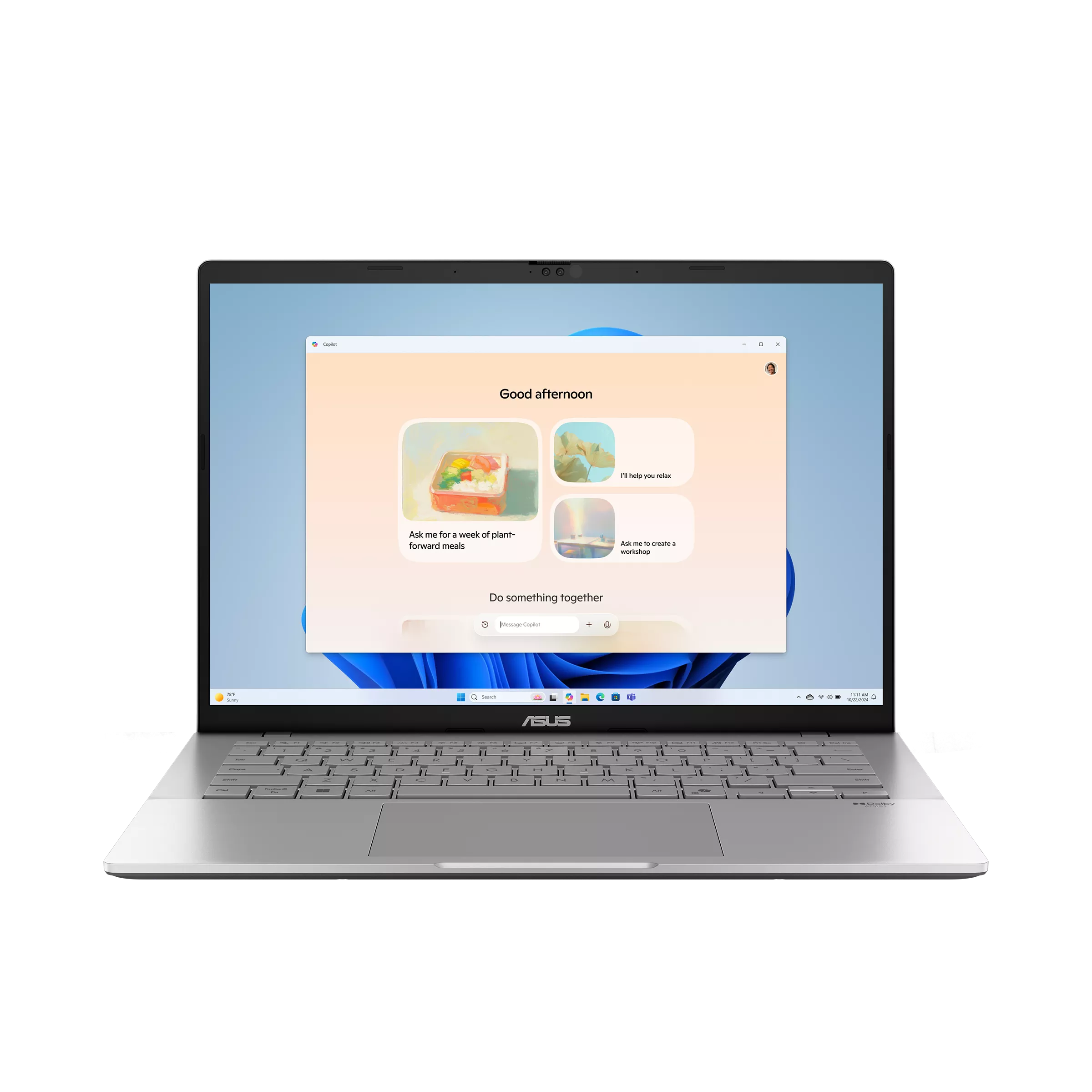 Asus Vivobook S14 S3407VA-LY076W | Cool Silver | 14 " | IPS | WUXGA | 1920 x 1200 pixels | Anti-glare | Intel Core 5 | 210H | 16 GB | DDR5 | Solid-state drive capacity 512 GB | Intel UHD Graphics | Windows 11 Home | 802.11ax | Bluetooth version 5.3 | Keyboard language English | Keyboard backlit | Warranty 24 month(s)