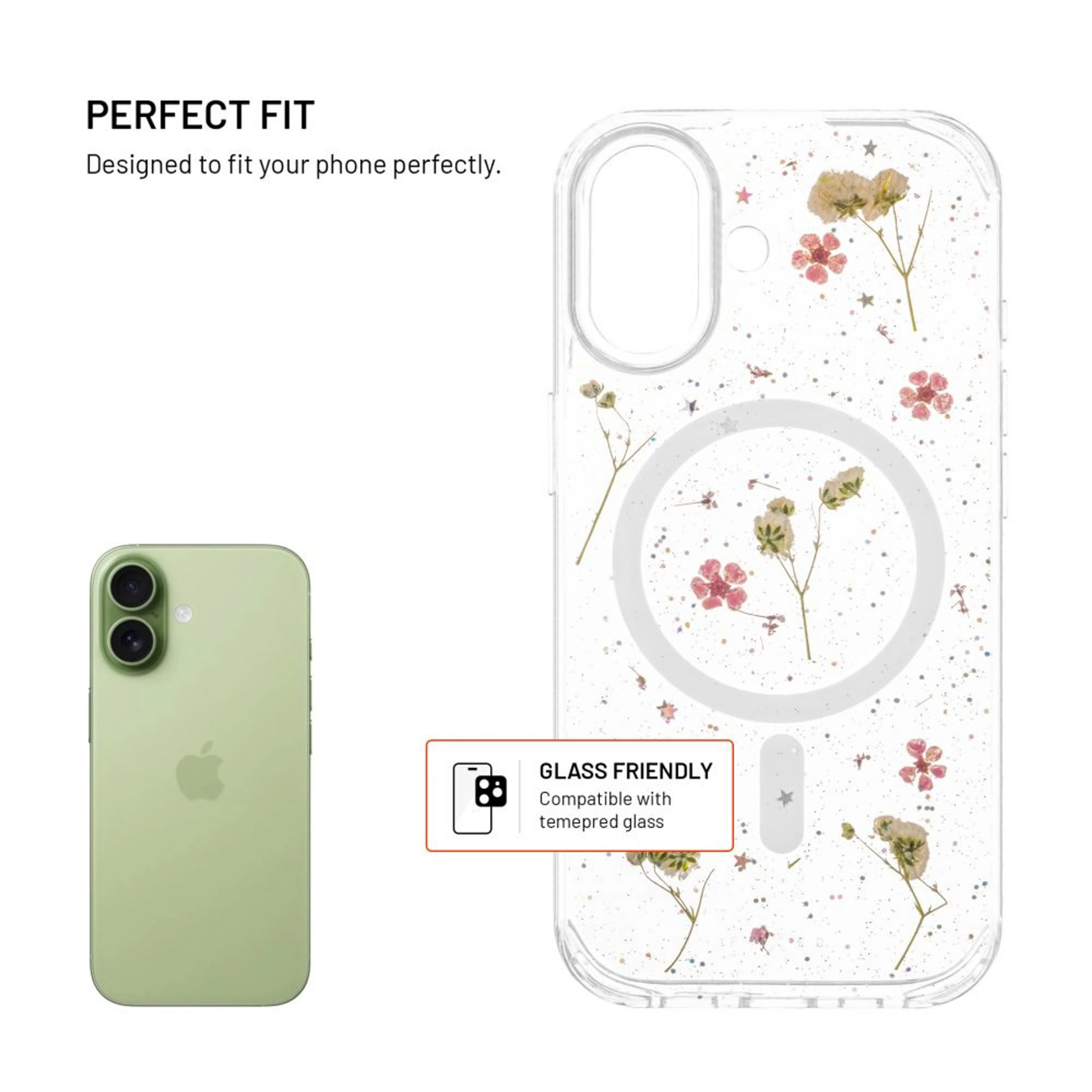 Fixed MagBloom | Back cover | Apple | iPhone 17 | TPU | Blush Plum - Image 3