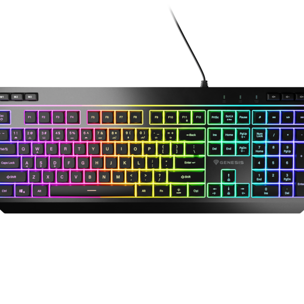 Genesis Rhod 530 | Membrane Gaming Keyboard | Wired | US | Black | USB Type-A