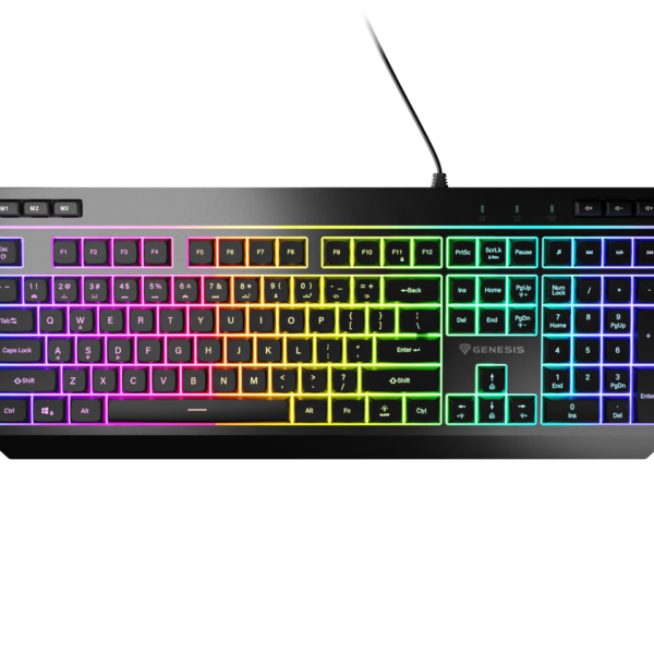 Genesis | Rhod 530 | Membrane Gaming Keyboard | Wired | US | Black