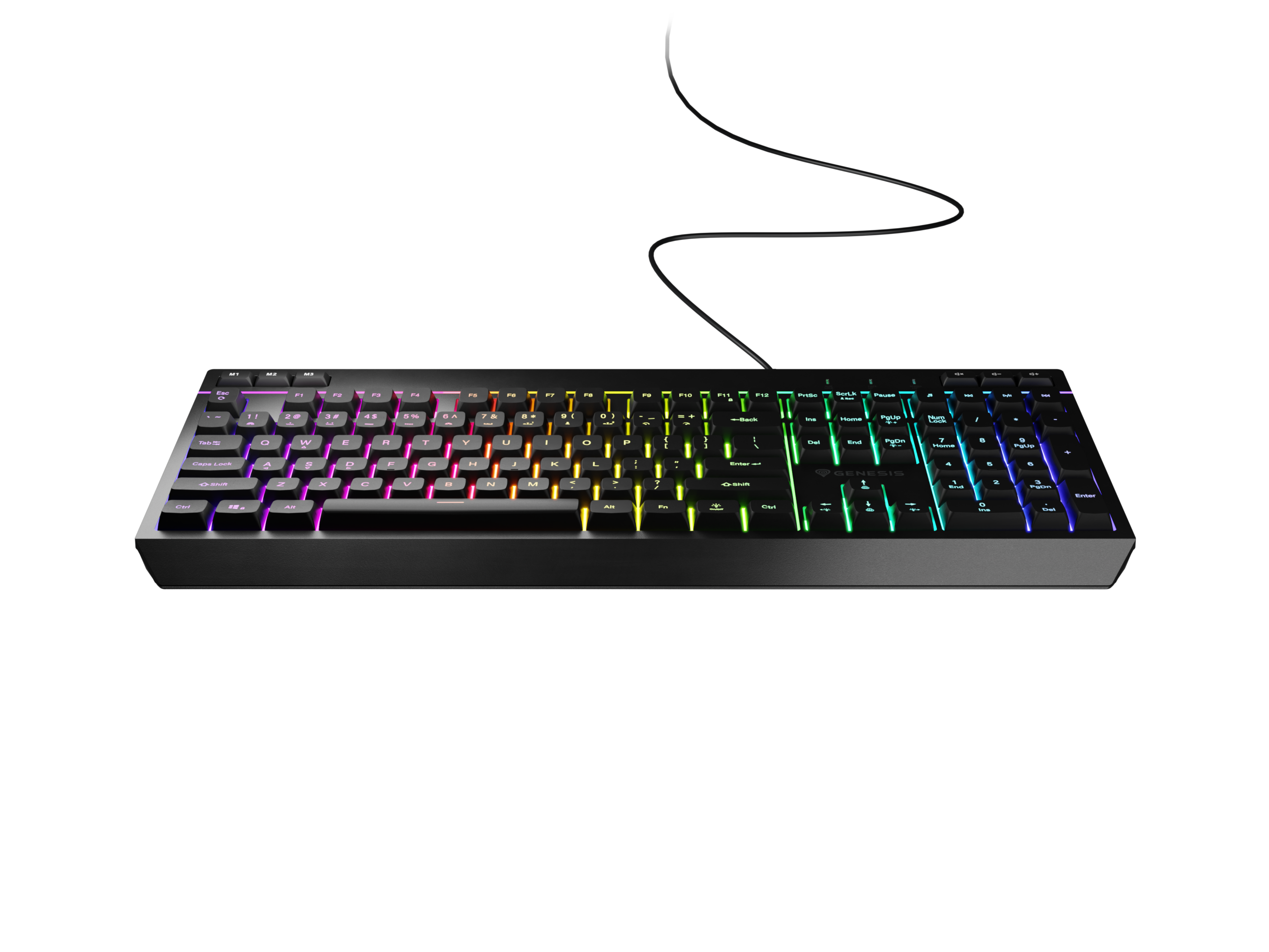 Genesis | Rhod 530 | Membrane Gaming Keyboard | Wired | US | Black | USB-A - Image 11