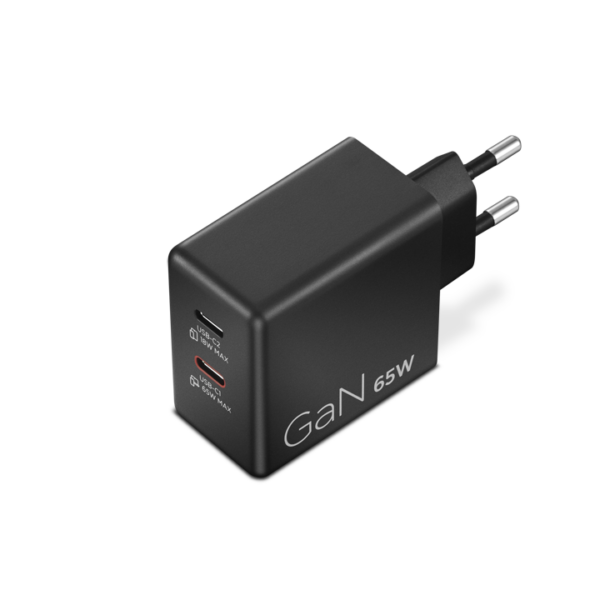 Lenovo Dual USB-C 65W GaN Charger | USB-C | 65 W | Charger