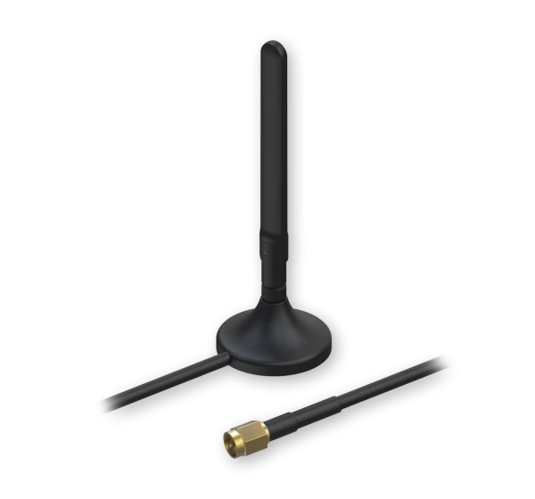 Teltonika 5G Mobile Magnetic SMA Antenna | PR1KS536 | Gain 3.6 dB | 617-960/1400-2690/3300-5900 GHz | Antenna connector type SMA Male