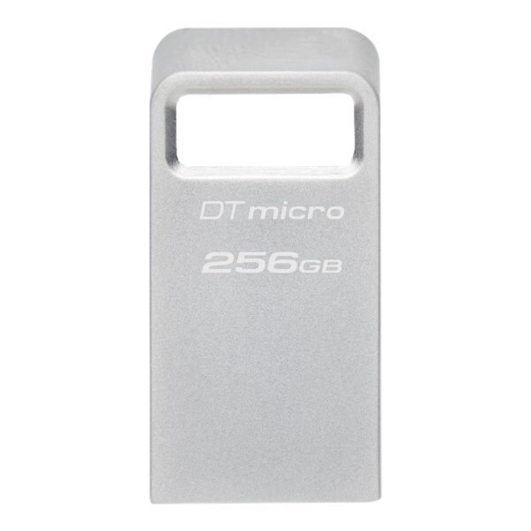 Kingston | USB 3.2 Flash Drive | DataTraveler micro | 256 GB | USB Type-A | Silver