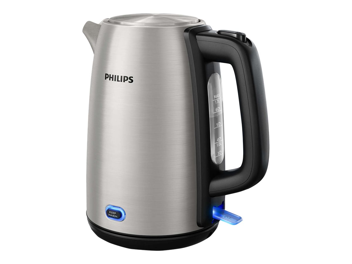 Philips | Kettle | HD9353/90 Viva Collection | Electric | 1740-2060 W | 1.7 L | Stainless steel | 360° rotational base | Stainless steel - Image 2