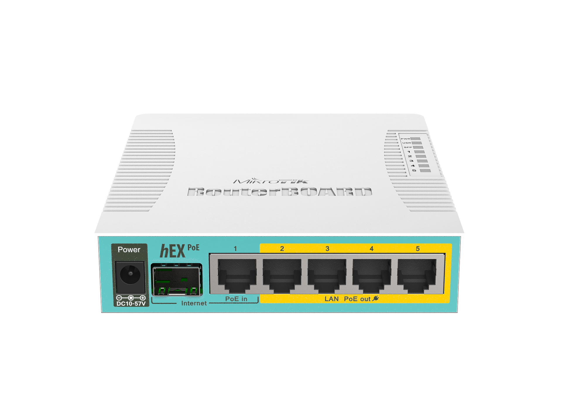 hEX PoE Router | RB960PGS | No Wi-Fi | 10/100/1000 Mbit/s | Ethernet LAN (RJ-45) ports 5 | Mesh Support No | MU-MiMO No | No mobile broadband | 1xUSB | 12 month(s) - Image 3