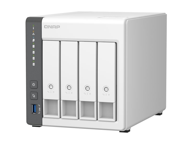 QNAP | 4 Bay ARM | TS-433-4G | Cortex-A55 | ARM 4-core | Processor frequency 2.0 GHz | 4 GB | On board (non-expandable) - Image 3