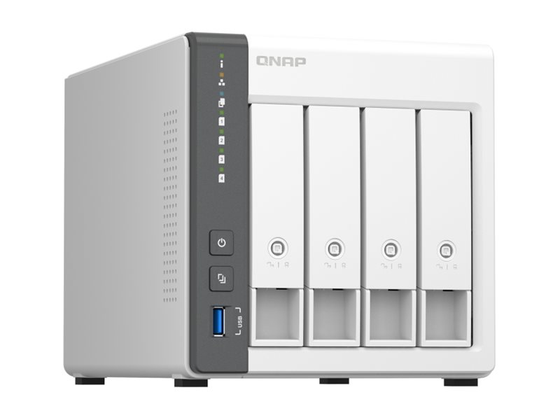 QNAP | 4 Bay ARM | TS-433-4G | Cortex-A55 | ARM 4-core | Processor frequency 2.0 GHz | 4 GB | On board (non-expandable) - Image 6