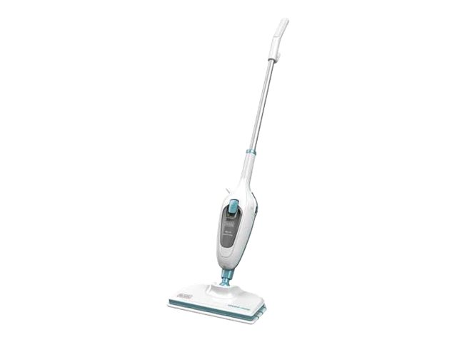 BLACK & DECKER | Steam mop | FSMH13E10-QS | Power 1300 W | Water tank capacity 0.38 L | White/Blue - Image 2