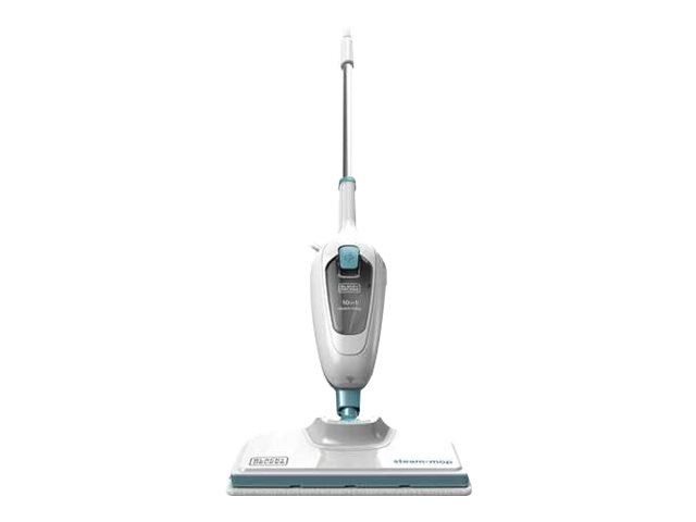 BLACK & DECKER | Steam mop | FSMH13E10-QS | Power 1300 W | Water tank capacity 0.38 L | White/Blue - Image 4