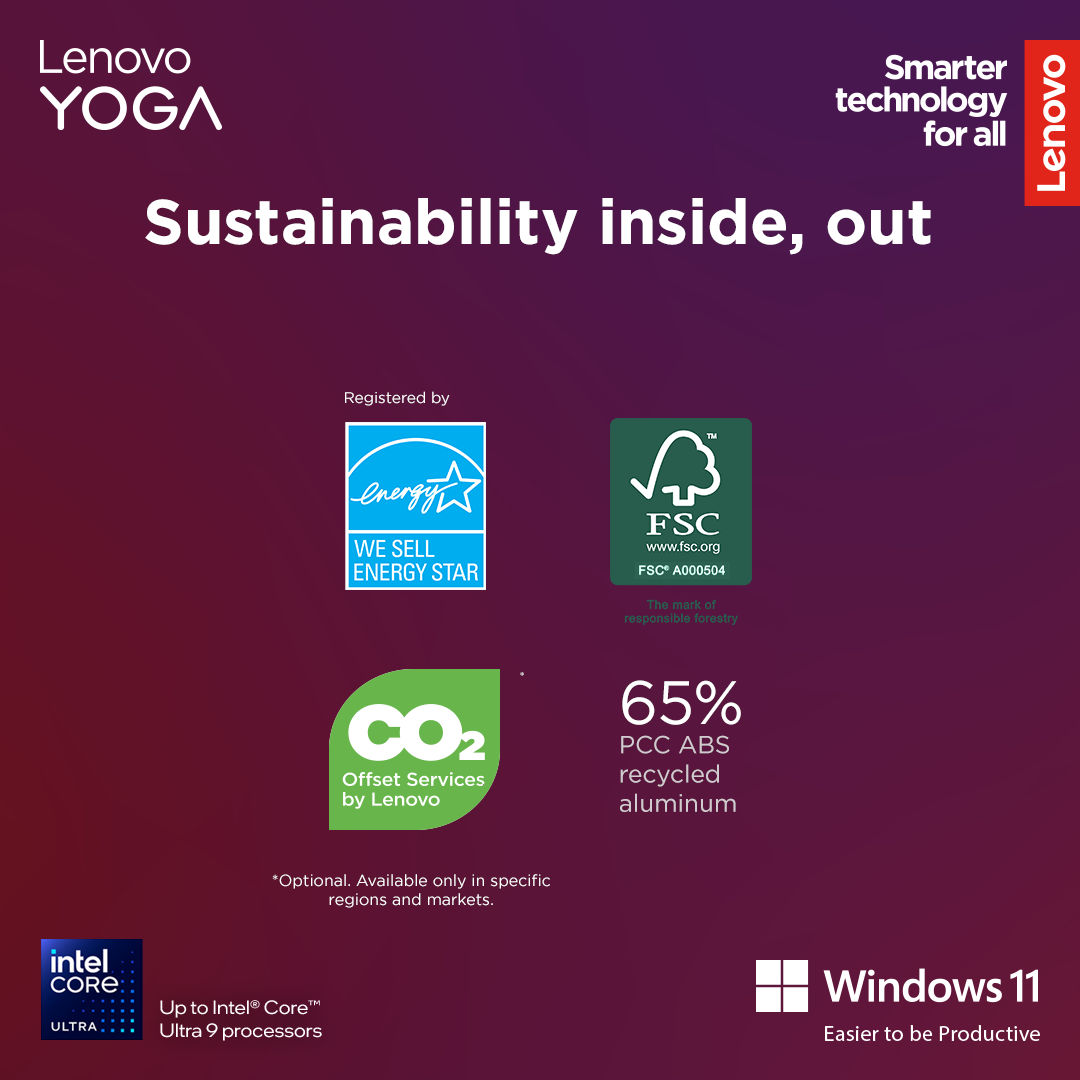 Lenovo Yoga | 27IAH10 | Desktop | AIO | 27 " | Inte Core Ultra 7 | 255H | 16 GB | Soldered LPDDR5x | 1000 GB | Intel Arc 140T GPU | English | Windows 11 Home | Warranty 24 month(s) - Image 31