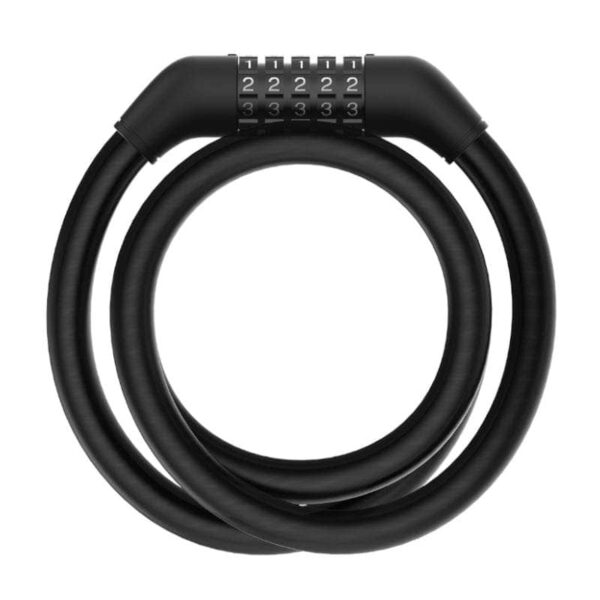 Electric Scooter Cable Lock | Black | Steel cable, ABS, zinc alloy