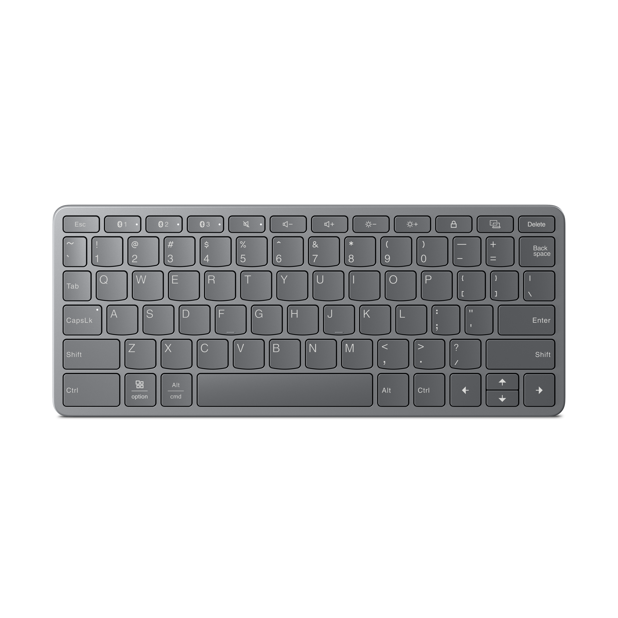 Lenovo Multi-Device Wireless Keyboard (US-ENG) | Keyboard | Wireless | English | USB-C/Bluetooth