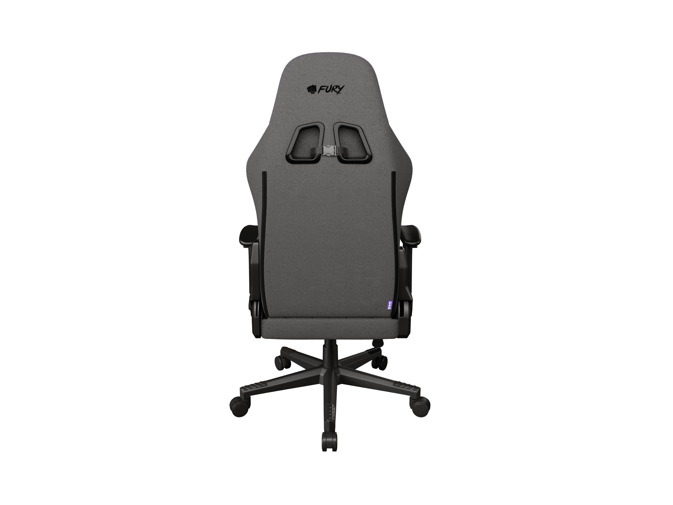 Fury Fabric, Nylon, Wood, Metal | Gaming Chair | Shinai S8 | Gray - Image 6