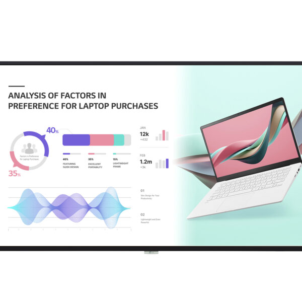 LG | 55UH5J-H | 55 " | Landscape/Portrait | 24/7 | WebOS | 500 cd/m² | 8 ms | 178 ° | 178 °