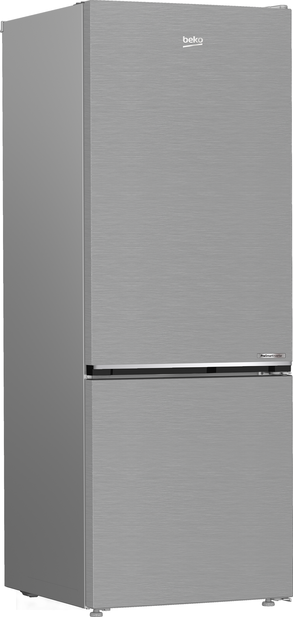 BEKO Refrigerator | B3RCNE564HXB | Energy efficiency class E | Free standing | Combi | Height 192 cm | No Frost system | Fridge net capacity 340 L | Freezer net capacity 150 L | Display | 39 dB | Stainless steel - Image 2
