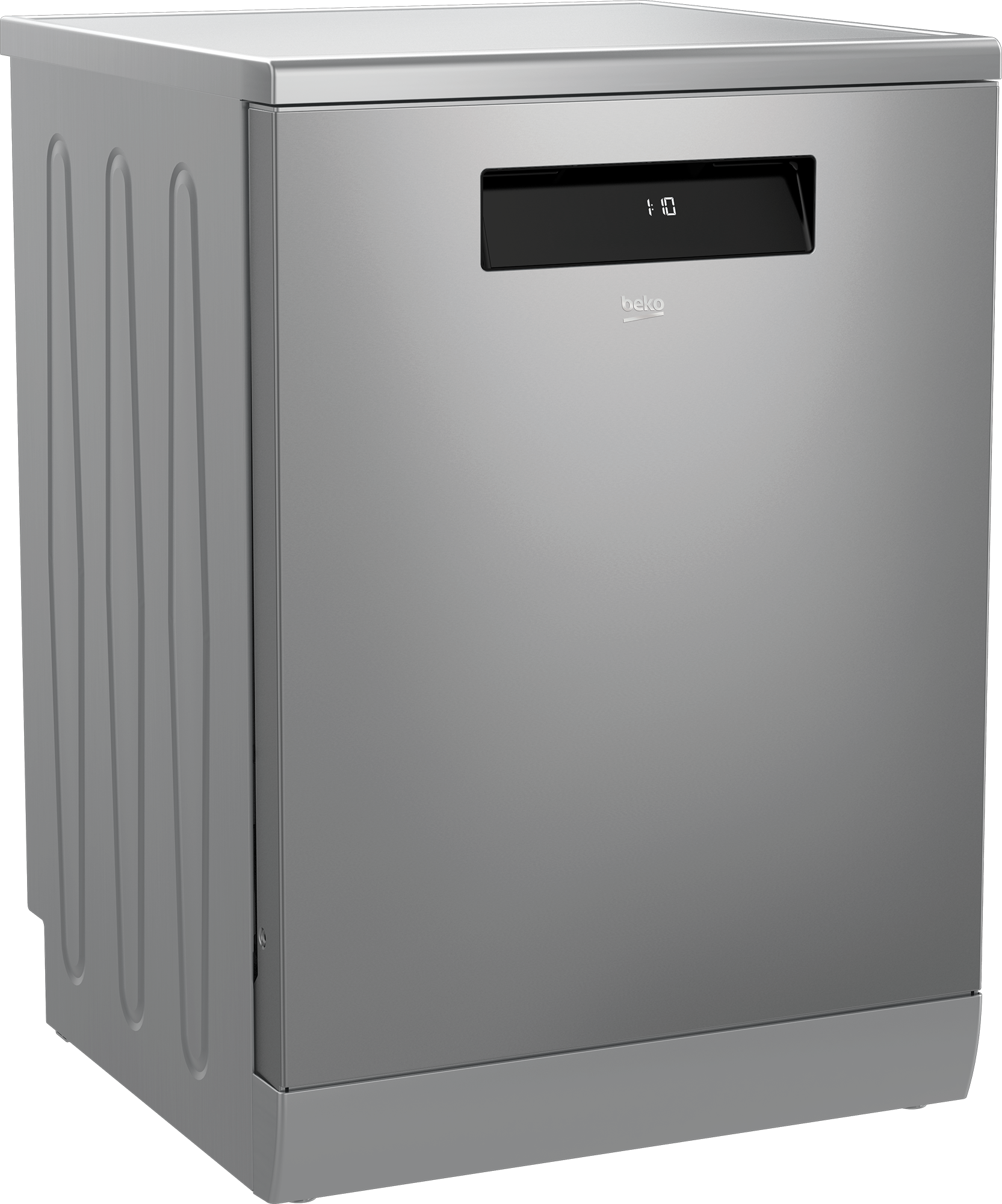 BEKO Dishwasher | DEN48530X | Freestanding | Width 60 cm | Number of place settings 15 | Number of programs 8 | Energy efficiency class D | Stainless steel - Image 2