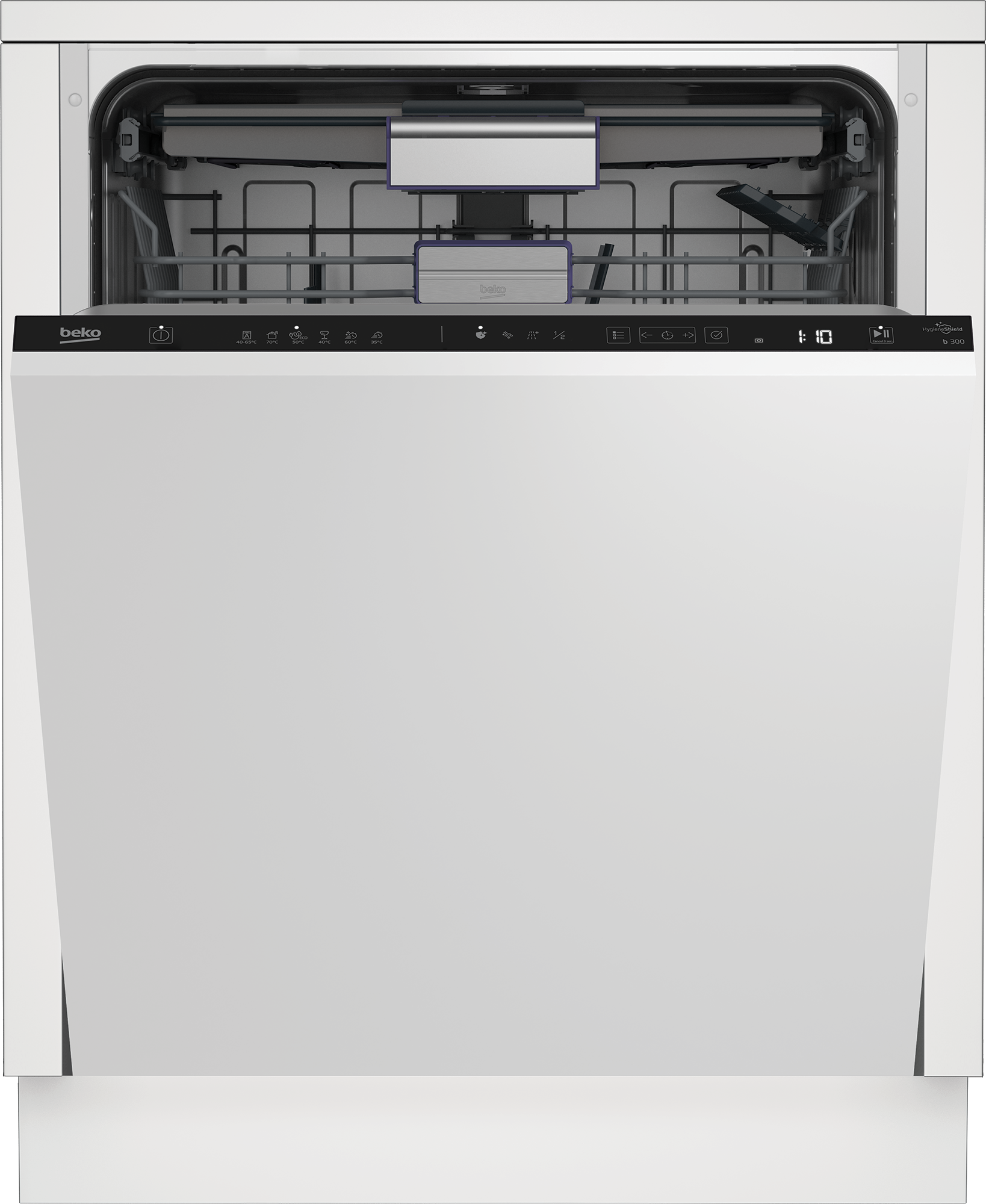 BEKO Dishwasher | BDIN36532 | Built-in | Width 60 cm | Number of place settings 15 | Number of programs 6 | Energy efficiency class D | Display | White