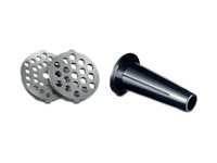 TEFAL | Meat mincer | NE105838 | Black | 1400 W | Number of speeds 1 | Throughput (kg/min) 1.7 | The set includes 3 stainless steel sieves for medium or coarse grinding. - Image 6