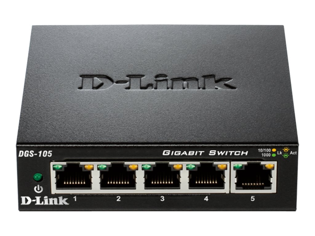 D-Link | Ethernet Switch | DGS-105/E | Unmanaged | Desktop | Gigabit Ethernet (copper) ports quantity 5 - Image 6