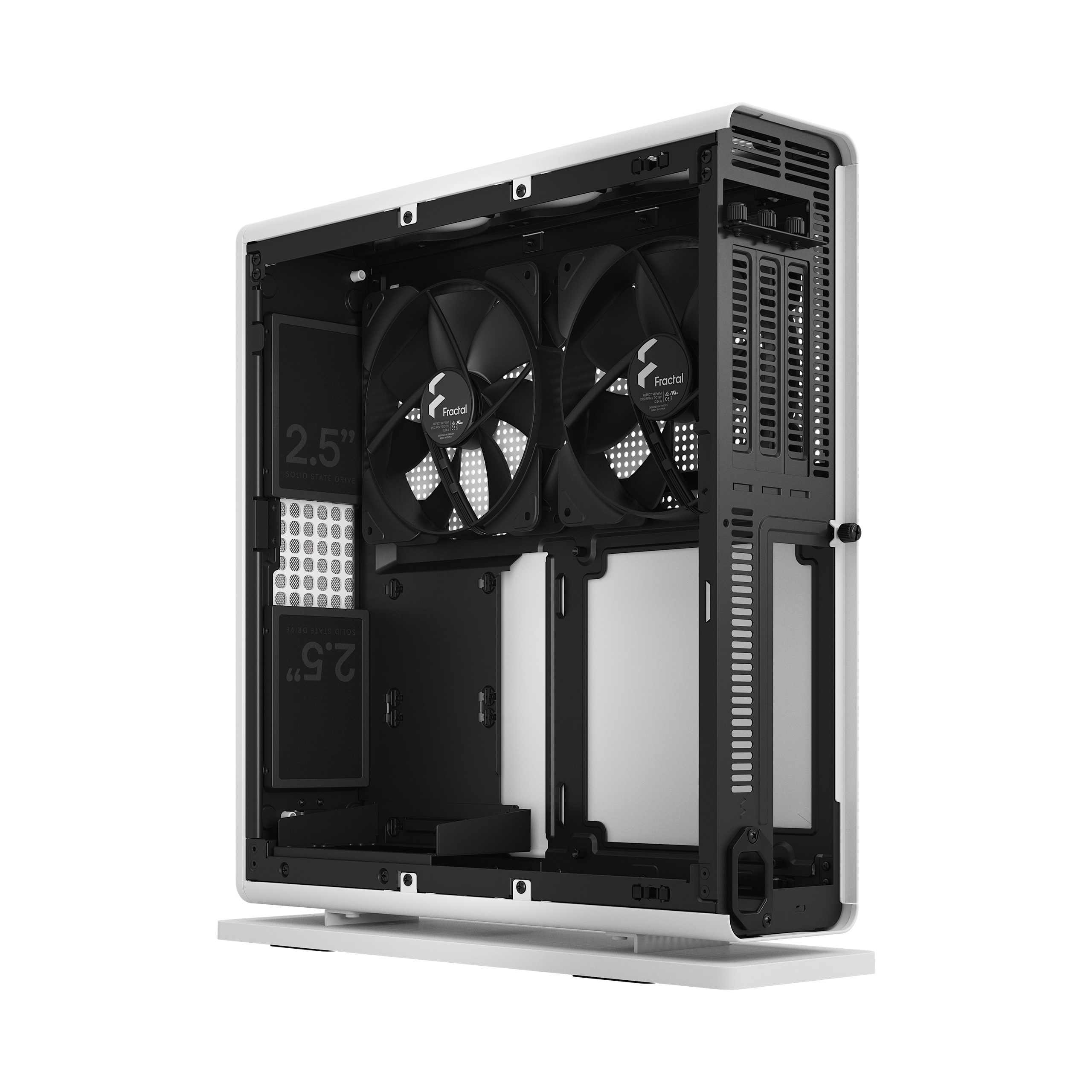 Fractal Design | Ridge | FD-C-RID1N-02 | Side window | White | Mini ITX | Power supply included No | SFX, SFX-L - Image 7