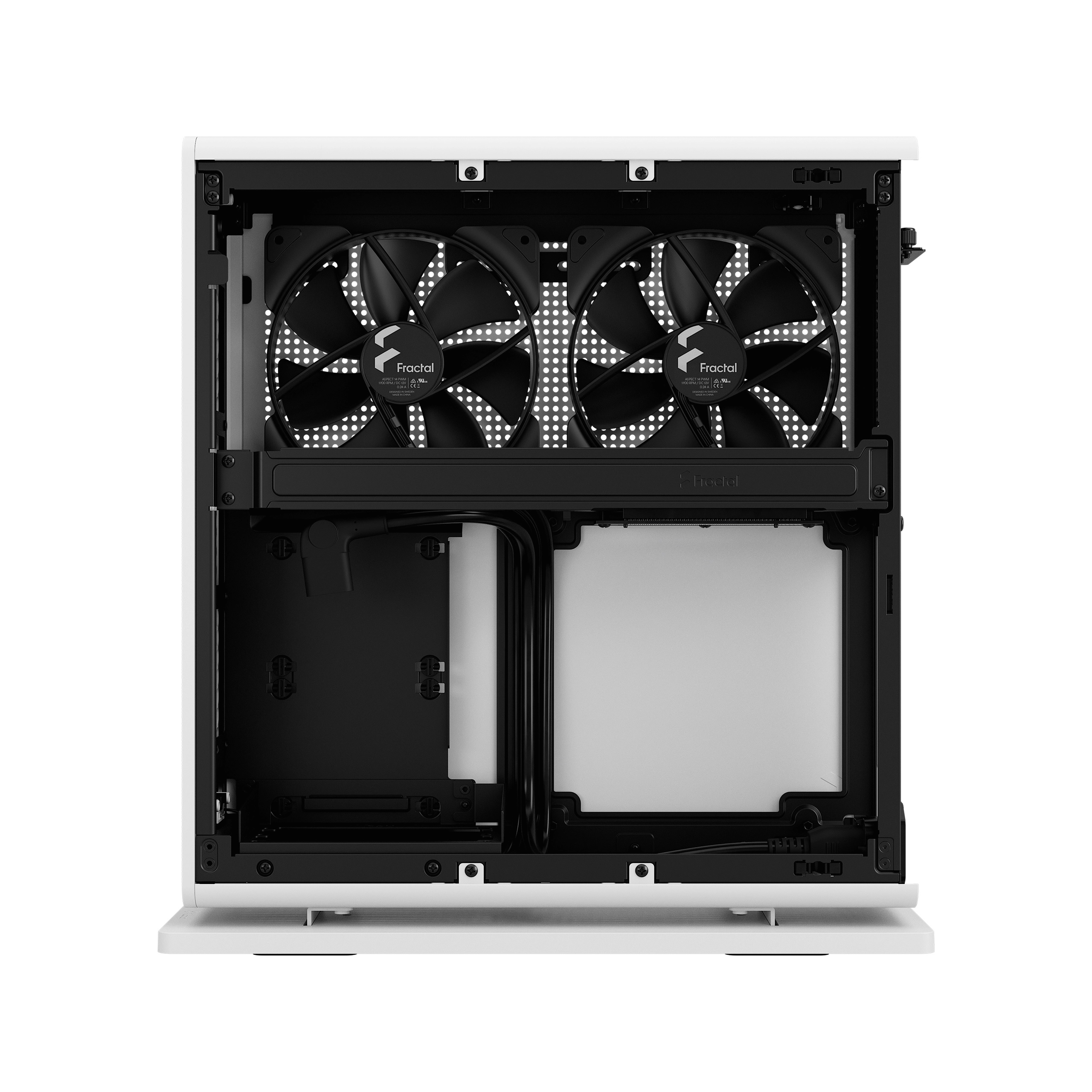 Fractal Design | Ridge | FD-C-RID1N-02 | Side window | White | Mini ITX | Power supply included No | SFX, SFX-L - Image 13