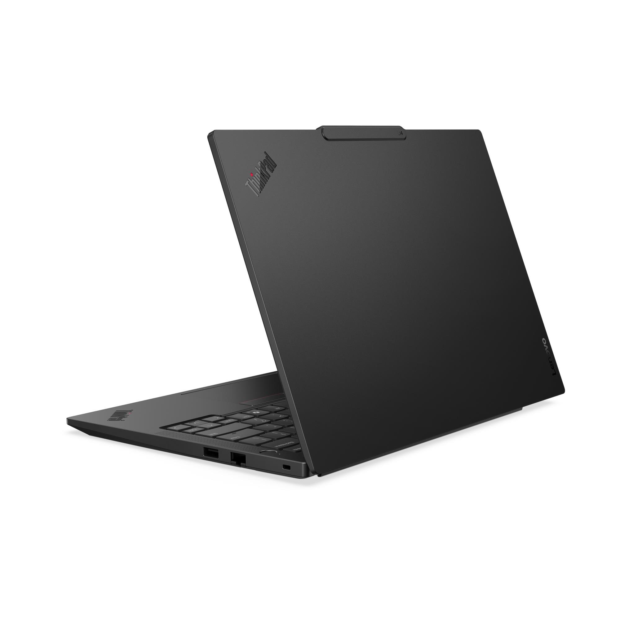 Lenovo ThinkPad E14 G7 Intel | Black | 14 " | IPS | WUXGA | 1920 x 1200 pixels | Anti-glare | Intel Core Ultra 5 | 228V | 32 GB | Soldered LPDDR5x | Solid-state drive capacity 512 GB | Intel Arc Graphics 130V | Windows 11 Pro | 802.11ax | Bluetooth version 5.3 | Keyboard language English | Keyboard backlit | Warranty 36 month(s) | Battery warranty 12 month(s) - Image 3