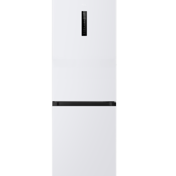 TCL Refrigerator | RP340BWD1 | Energy efficiency class D | Free standing | Combi | Height 185 cm | No Frost system | Fridge net capacity 223 L | Freezer net capacity 117 L | Display | 35 dB | White