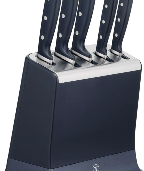 Tefal K297S644 EverSharp Stainless steel 5 pcs Knives Set | TEFAL