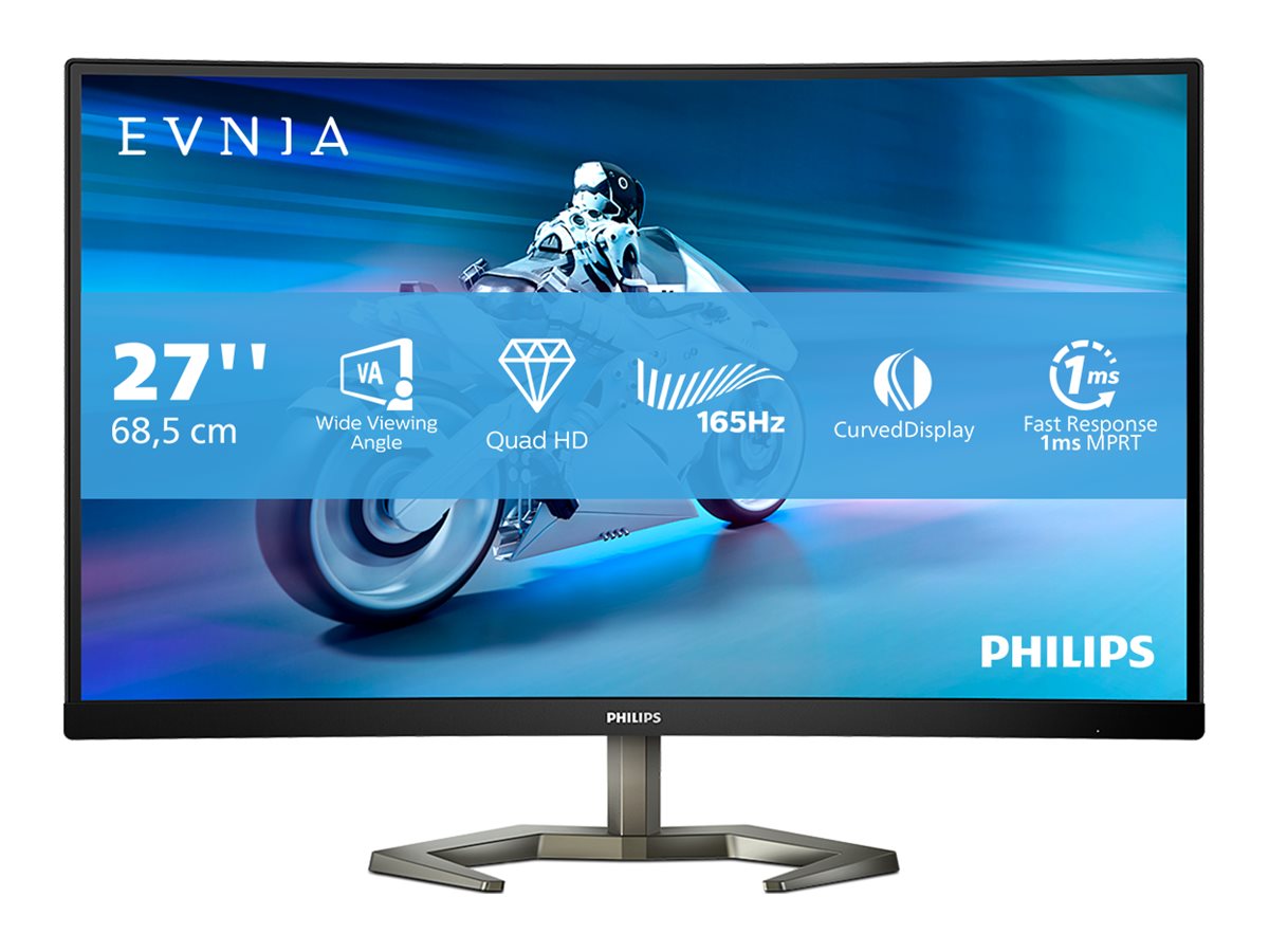 Philips | Monitor | 27M1C5500VL/00 | 27 " | LCD | QHD | 16:9 | 165 Hz | 4 ms | 2560 x 1440 | 250 cd/m² | HDMI ports quantity 2 | Black | Warranty 24 month(s) - Image 3