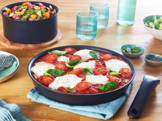 TEFAL Pot Set, 4 pcs | L7649453 Ingenio Ultimate | 16/18/20 cm | Aluminum | Black - Image 3