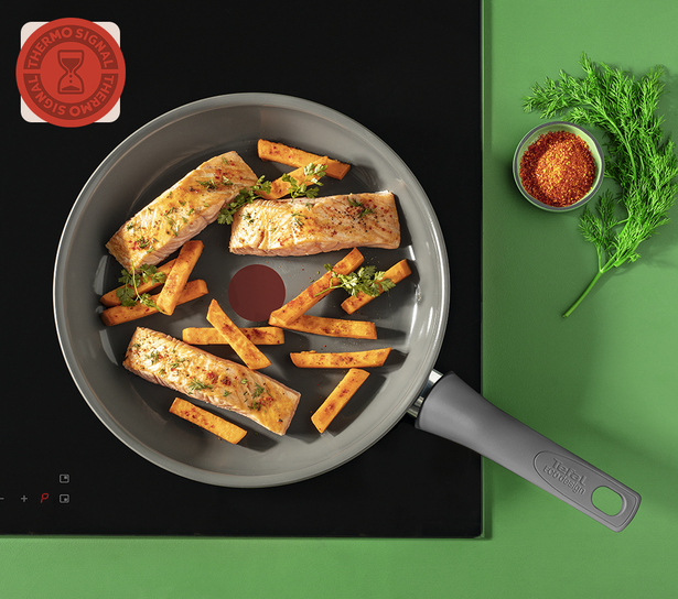 TEFAL Pan | C4260443 | Frying | Diameter 24 cm | Suitable for induction hob | Fixed handle | Grey - Image 3