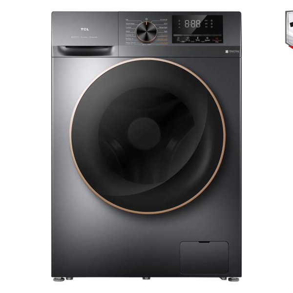 TCL Washing machine with dryer | CP1012SA0 | Energy efficiency class A/E | Front loading | Washing capacity 10 kg | 1200 RPM | Depth 63 cm | Width 60 cm | Display | LED | Drying system | Drying capacity 6 kg | Steam function