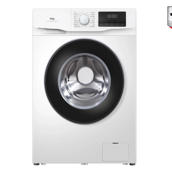 TCL Washing machine | FF0610WB0 | Energy efficiency class B | Front loading | Washing capacity 6 kg | 1000 RPM | Depth 45 cm | Width 60 cm | LED | Steam function | White