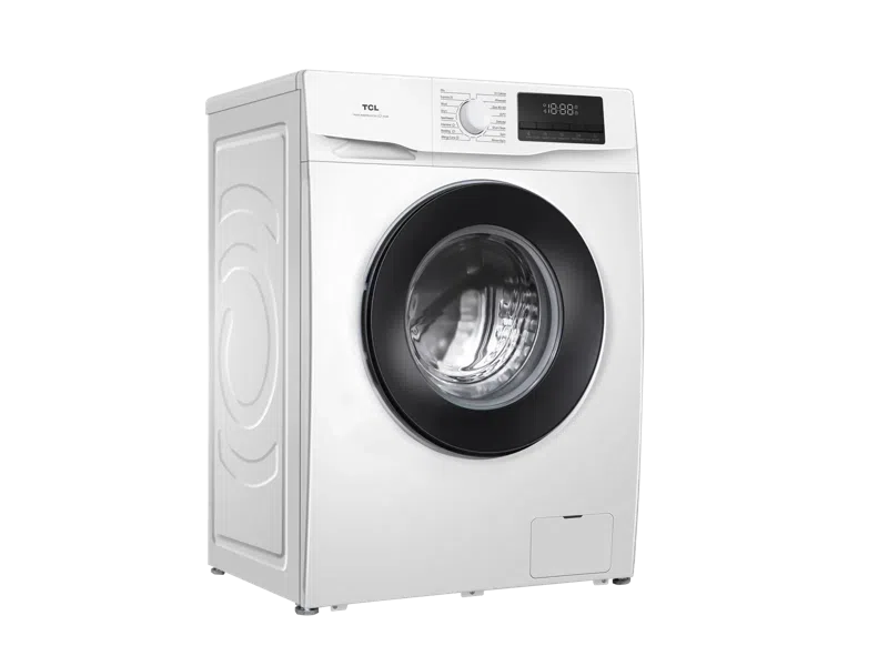 TCL Washing machine | FF0610WB0 | Energy efficiency class B | Front loading | Washing capacity 6 kg | 1000 RPM | Depth 45 cm | Width 60 cm | LED | Steam function | White - Image 3