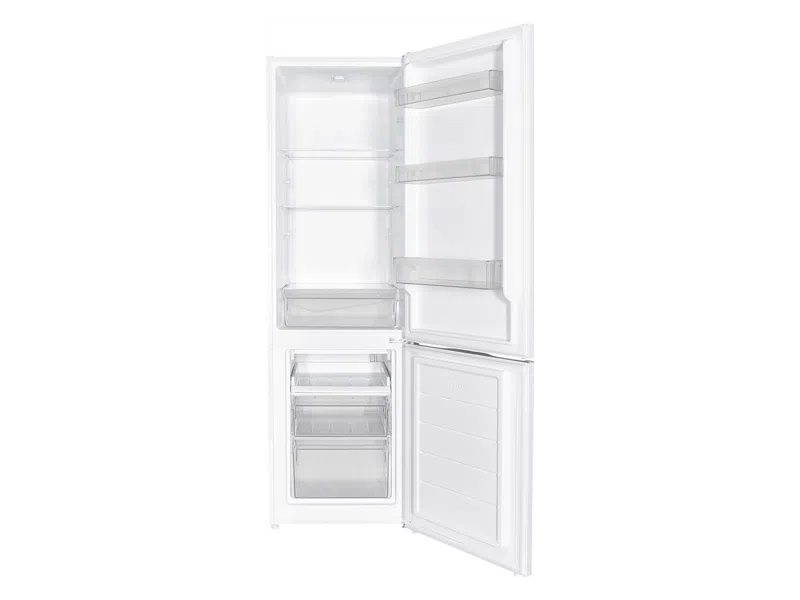 TCL Refrigerator | RF260BWE0 | Energy efficiency class E | Free standing | Combi | Height 182.3 cm | Fridge net capacity 187 L | Freezer net capacity 73 L | 40 dB | White - Image 3