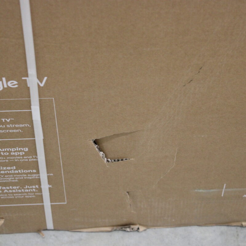 SALE OUT. TCL LED 4K TV | 65V6C | 65 | Smart TV | Google TV | Black | DAMAGED PACKAGING