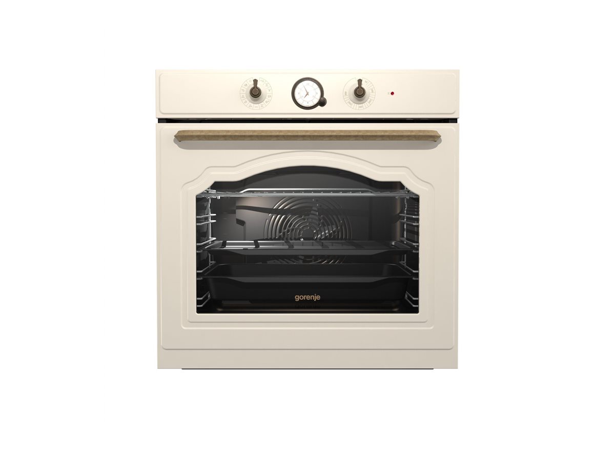 Gorenje | Oven | BOS67371CLI | 77 L | Multifunctional | EcoClean | Mechanical control | Steam function | Height 59.5 cm | Width 59.5 cm | Beige - Image 5