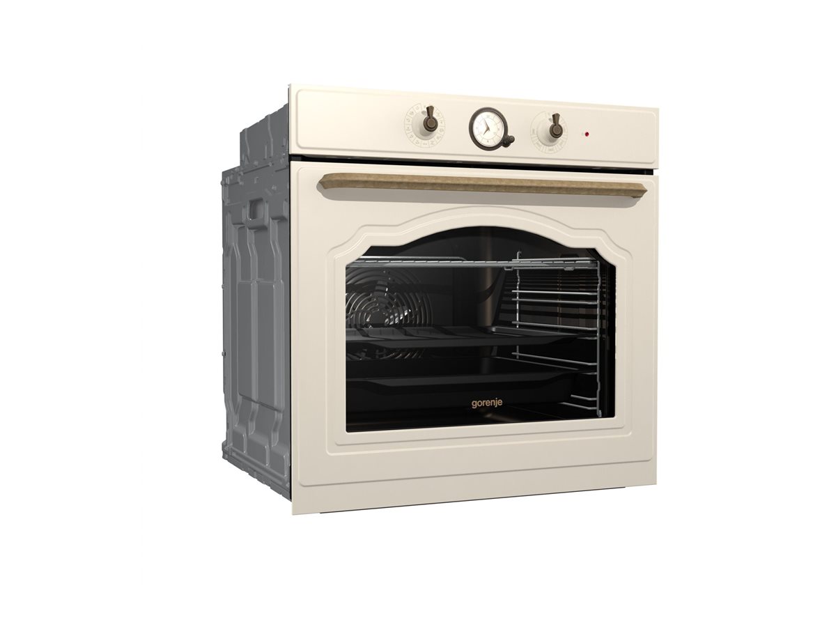 Gorenje | Oven | BOS67371CLI | 77 L | Multifunctional | EcoClean | Mechanical control | Steam function | Height 59.5 cm | Width 59.5 cm | Beige - Image 7