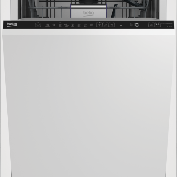 BEKO Dishwasher | DIS46120 | Built-in | Width 45 cm | Number of place settings 11 | Number of programs 6 | Energy efficiency class E | Display | White