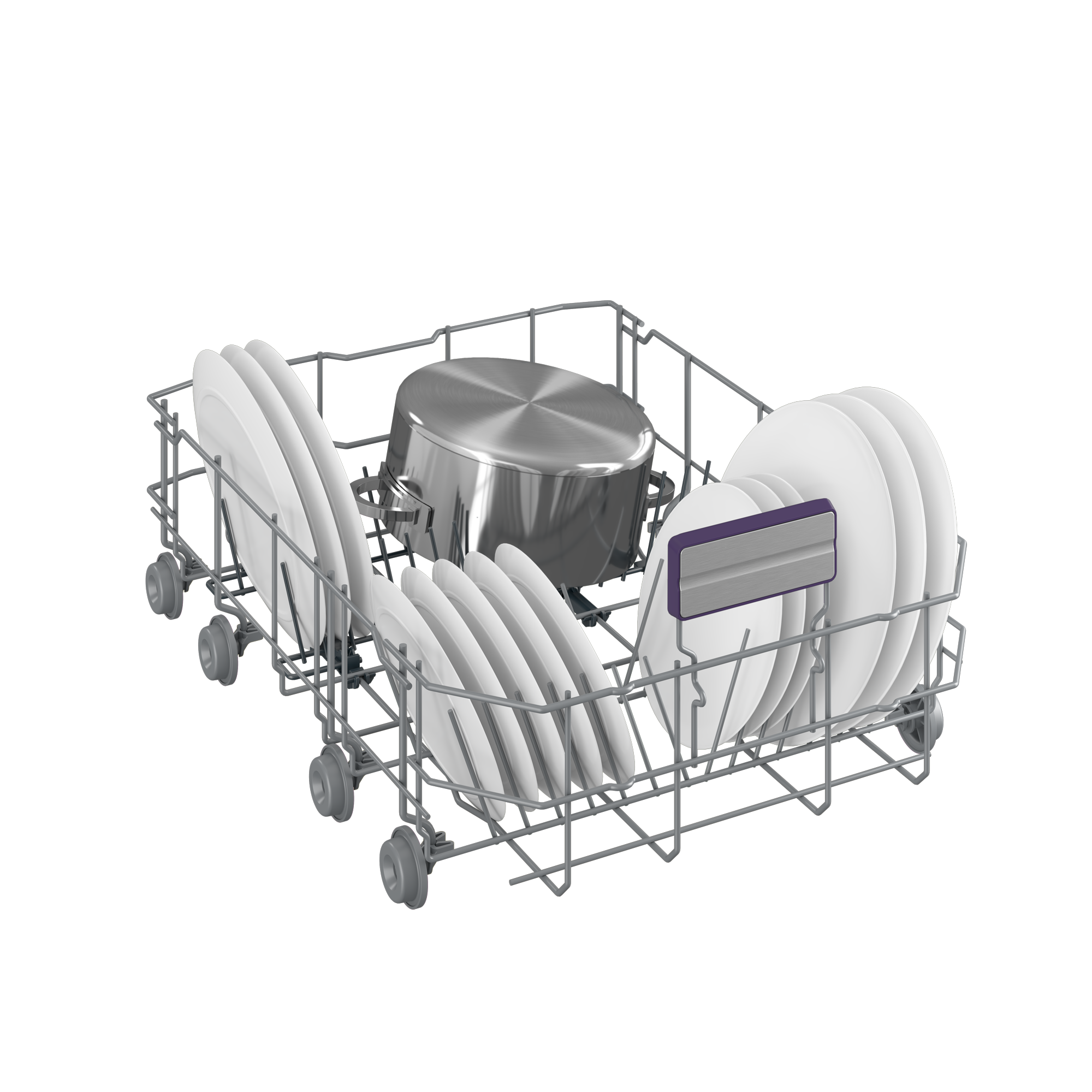 BEKO Dishwasher | DIS46120 | Built-in | Width 45 cm | Number of place settings 11 | Number of programs 6 | Energy efficiency class E | Display | White - Image 3