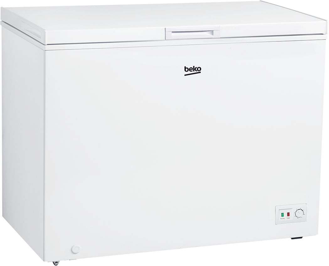 BEKO Freezer | CF316EWN | Energy efficiency class E | Chest | Free standing | Height 84.5 cm | Total net capacity 308 L | White